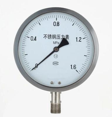 MC Y250BF 0-60mpa Differential Pressure Gauge For Oil Water Air