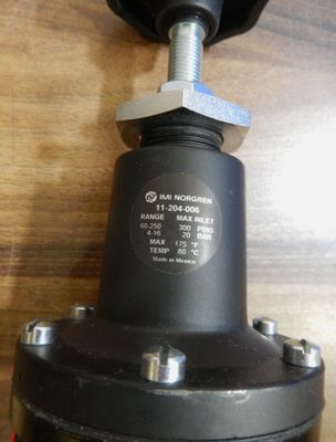 Norgren 11-204-006 11-204 Series feedback pilot pressure regulator, G1/4, 4-16 bar, without gauge