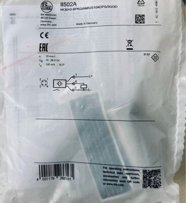 Bestseller, New Arrival, Original Equipment. Inductive full-metal sensor. German brand IFM II502A In stock.