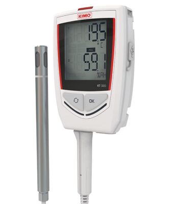 KIMO KT 320 Temperature Bluetooth Multi-Function Data Logger , measure up to five recordable parameters simultaneously.