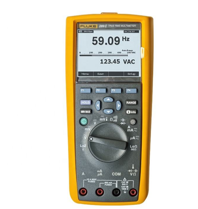 True Rms Multimeter 289 FLUKE 289C True RMS Yüksek Kaliteli Endüstriyel Kayıt Testi Özel Fluke ...