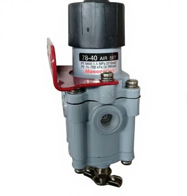 Masoneilan 78-40 Özelleştirilebilir OEM Hava Filtresi Düzenleyicisi ve 5-40 psi Basınç Aralığı ve 210 psi Maksimum Değerlendirme