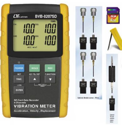 Original and Genuine Product Vibration Meter LUTRON BVB-8207SD