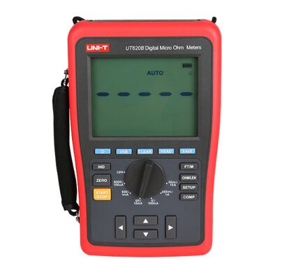 UNI-T UT620B Dijital Mikro Ohm Meter, 60000 Ekran Sayısı, 1000 Veri Depolama ve Şarj edilebilir Li-ion Pil