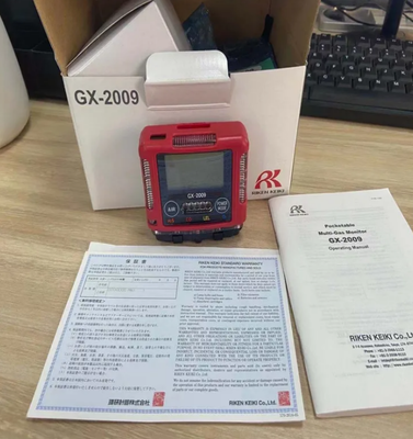 RIKEN KEIKI GX-2009 ATEX Certified 4-in-1 Portable Gas Detector with IP67 Protection for O2 LEL H2S CO Monitoring