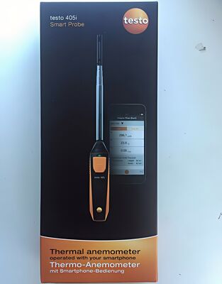 The original testo 405i anemometer intelligent hot-wire air volume measuring instrument for pipeline wind speed detection is in stock