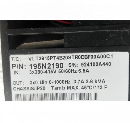 VLT2911PT4B20STR0DBF00A21C1 195N2189 Industrial VFD 11kW 400V - Built-in DC Reactor for Pumps & Conveyors