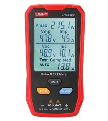 UNI-T UT673PV Modülü Maksimum Güç Voltaj Akım Testi