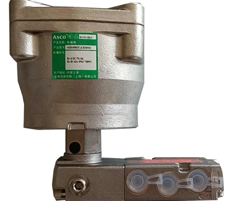 Asco WSNF8551A309MO 24VDC,PILOT işletilmiş SOLENOID VALVE-3/2 - 5/2, Paslanmaz çelik