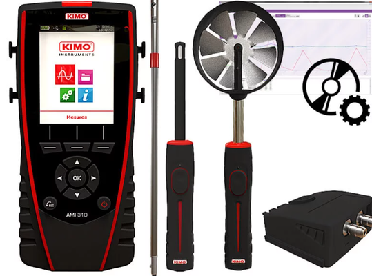 KIMO  AMI 310 Multifunction  310 STD portable instrument with colour backlit graphic display