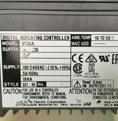 New Original YOKOGAWA UT32A Controller UT32A-000-01-00