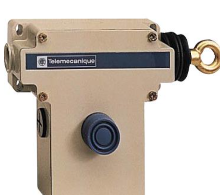 SCHNEIDER Telemecanique rope pull switches XY2C, e XY2CE, RH side -2NC, booted pushbutton,XY2CE1A270