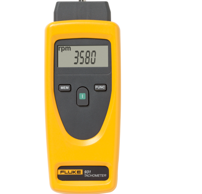 Fluke 931 Contact and Non-Contact Dual-Purpose Tachometers with 1-year warranty